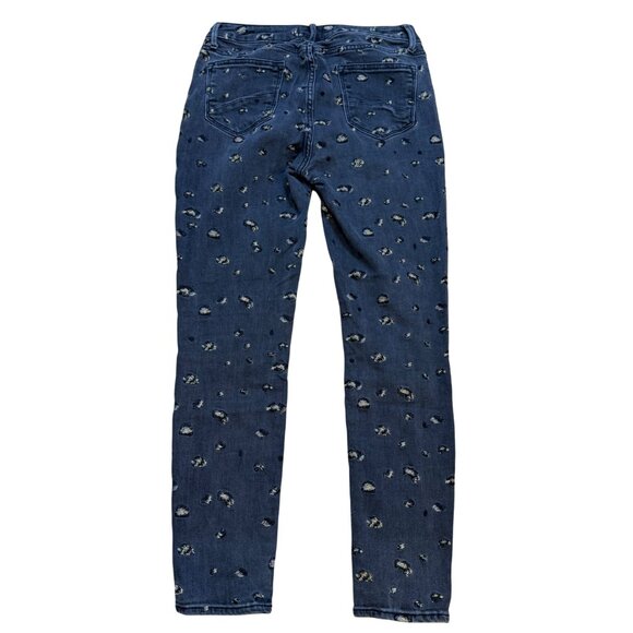 Driftwood Womens Jackie High Rise Cheetah Embroidery 29 - Picture 2 of 9